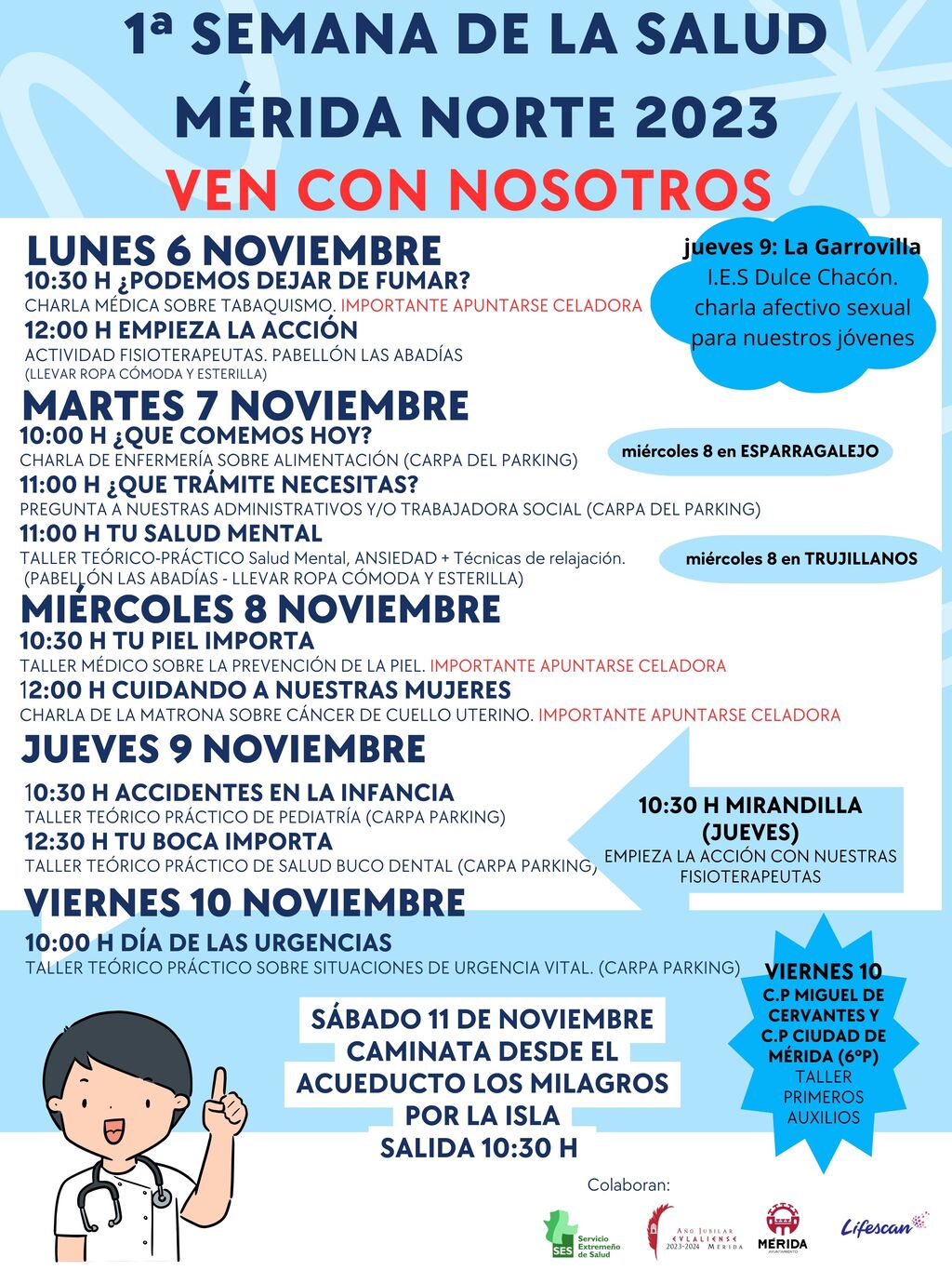 La zona de salud ‘Mérida Norte’ celebra la ‘Primera Semana de la Salud ...